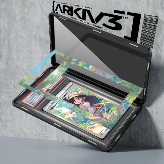 ARKIV3 PSA graded exploded mockup