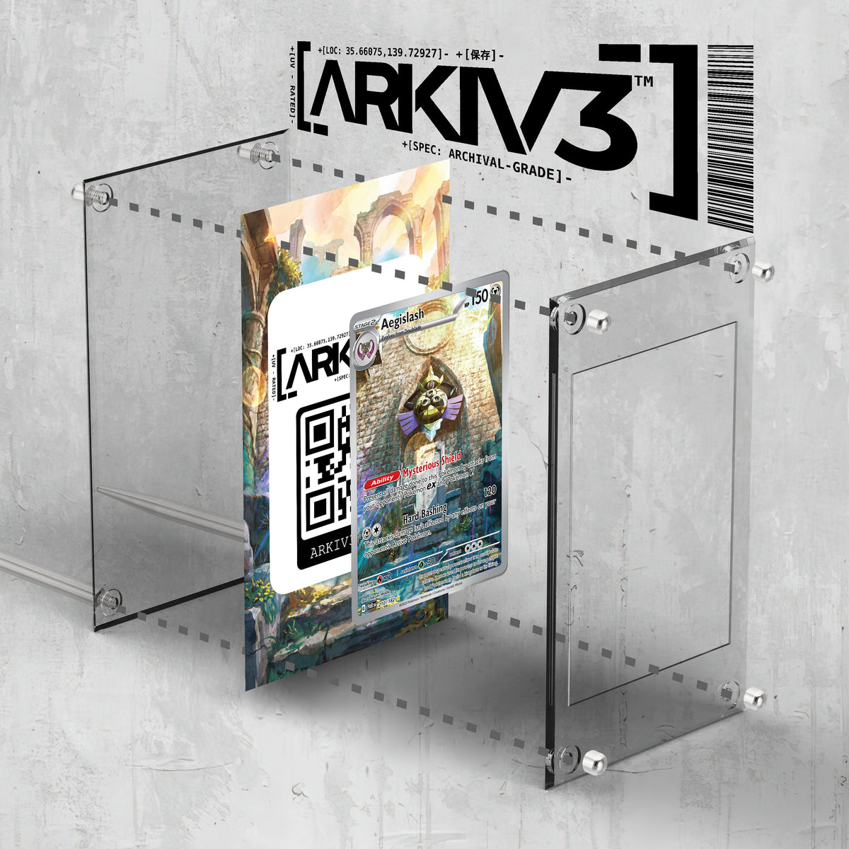 [UNIT: 210/182] // Aegislash Extended Art Display Case - Raw