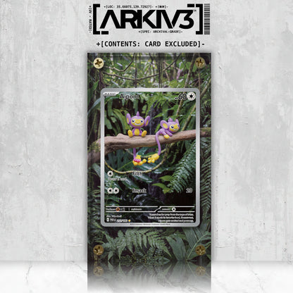 [UNIT: 211/182] // Aipom Extended Art Display Case - Raw