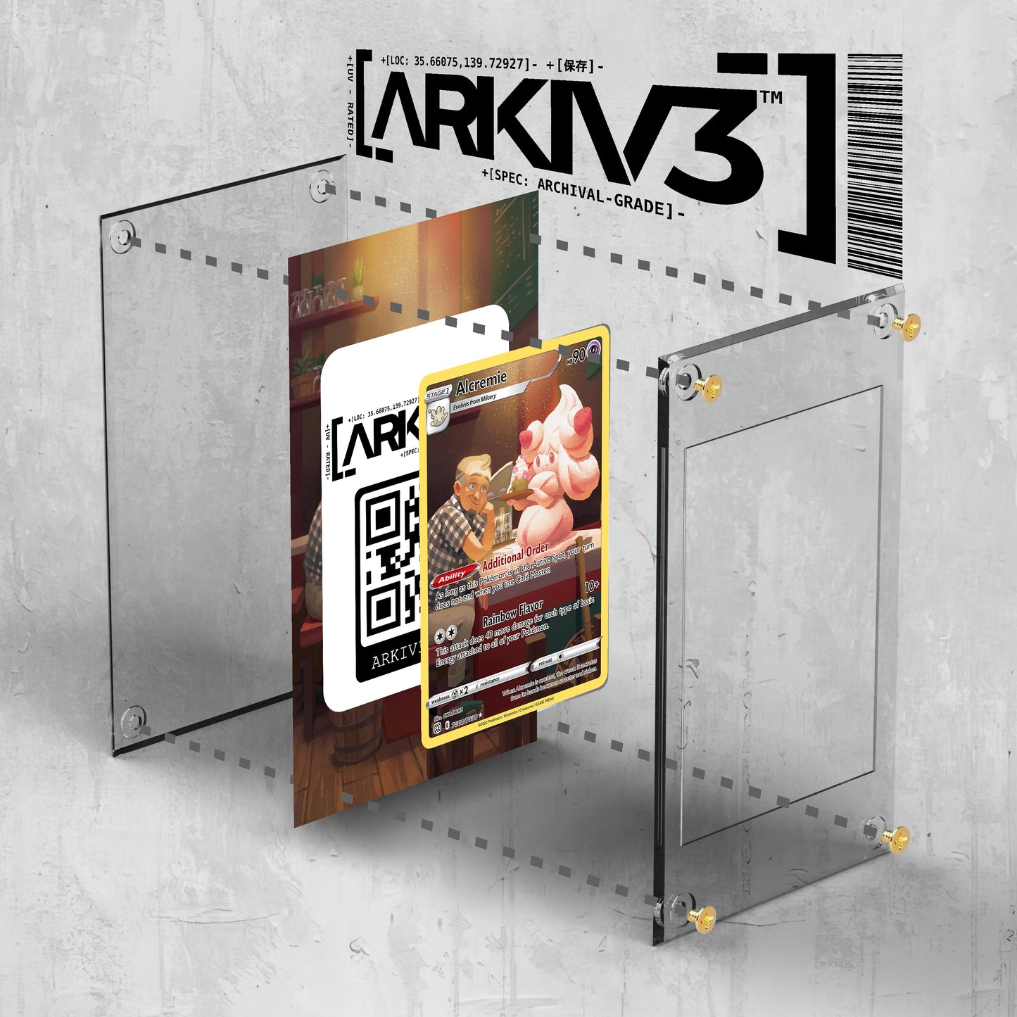 [UNIT: TG08/TG30] //Alcremie Extended Art Display Case - Raw