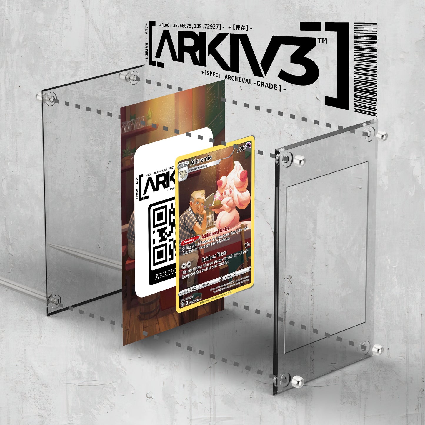 [UNIT: TG08/TG30] //Alcremie Extended Art Display Case - Raw