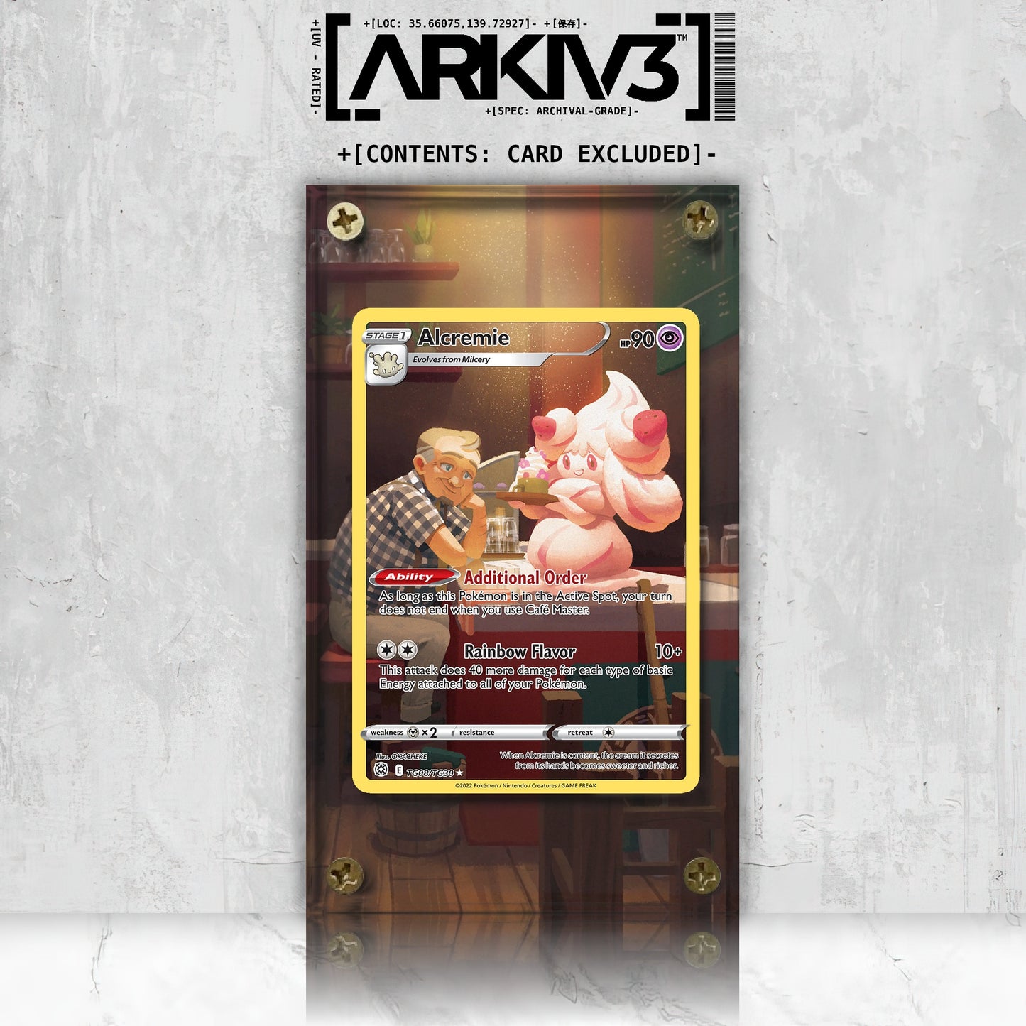 [UNIT: TG08/TG30] //Alcremie Extended Art Display Case - Raw