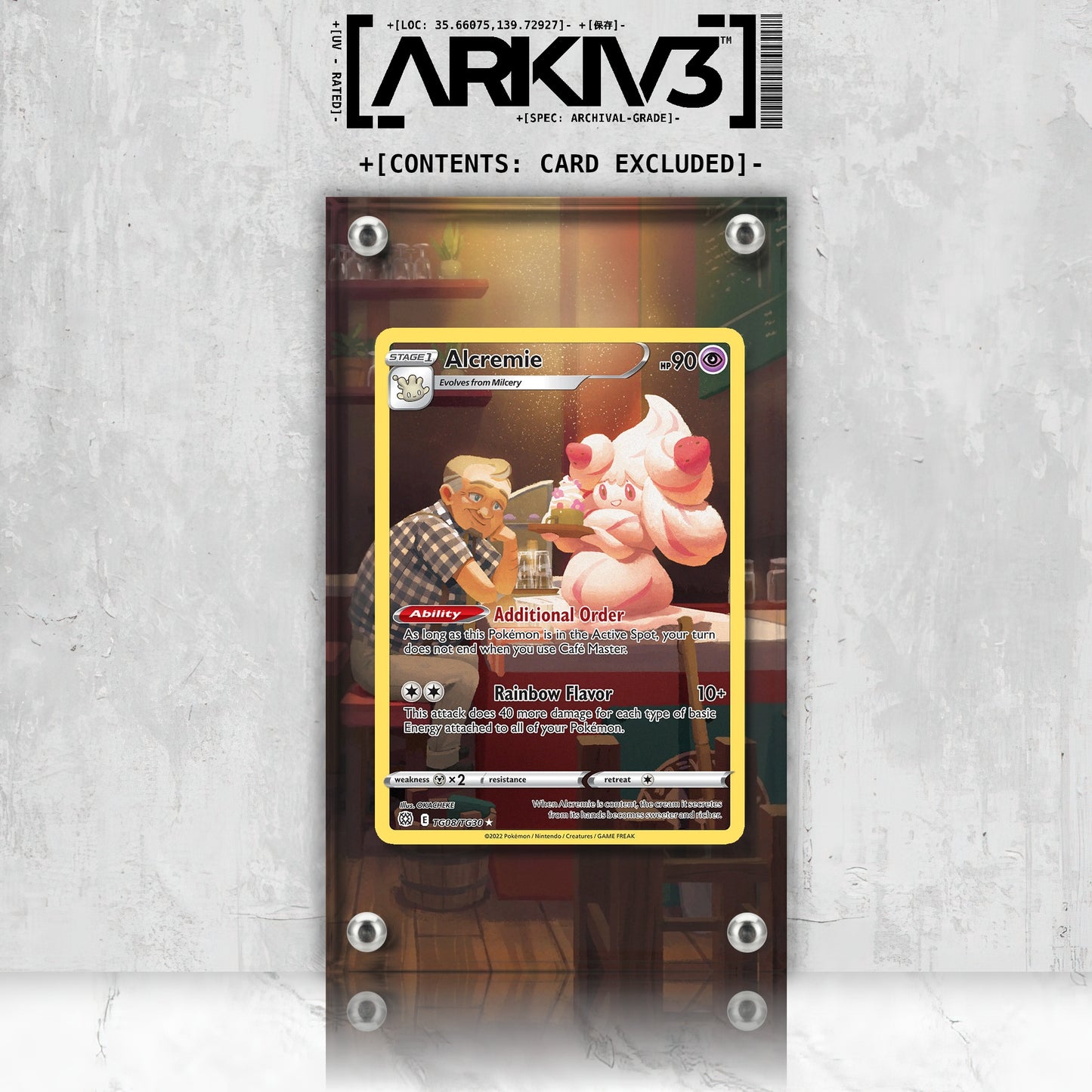 [UNIT: TG08/TG30] //Alcremie Extended Art Display Case - Raw