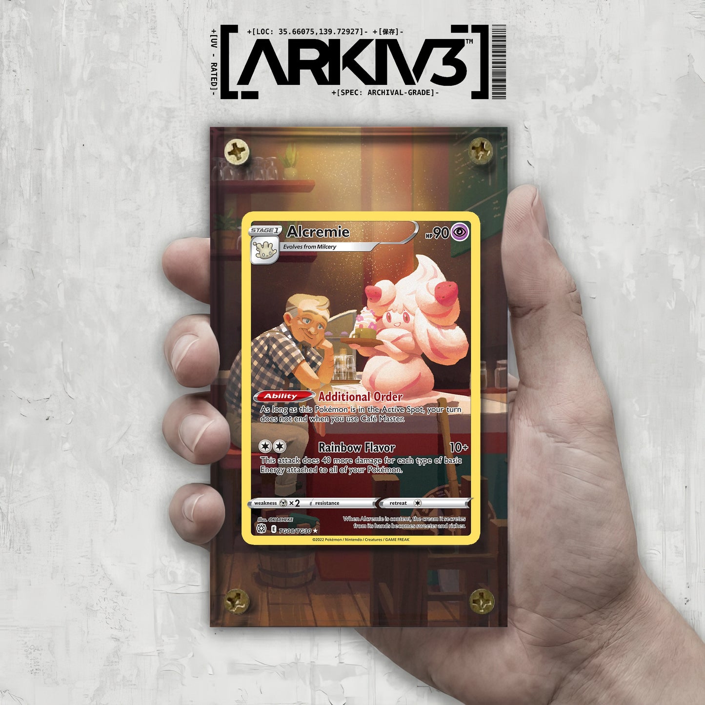 [UNIT: TG08/TG30] //Alcremie Extended Art Display Case - Raw
