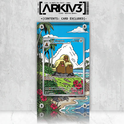 [UNIT: 208/191] // Alolan Dugtrio Extended Art Display Case - Raw