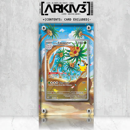 [UNIT: 129/128] // Alolan Exeggutor Extended Art Display Case - Raw