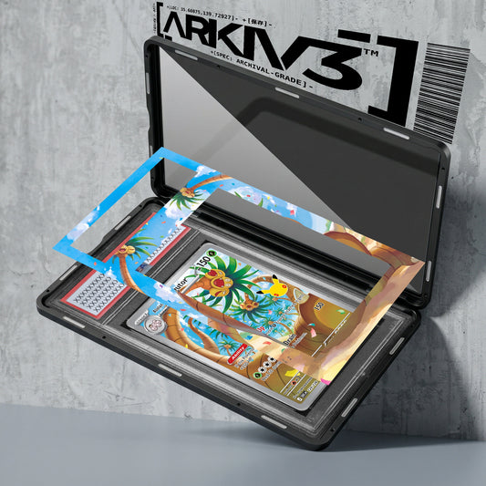 ARKIV3 PSA graded exploded mockup