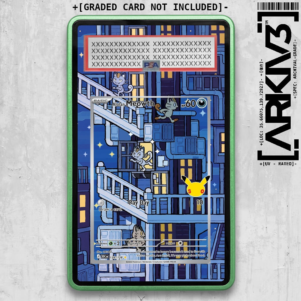 ARKIV3 PSA graded front - Green