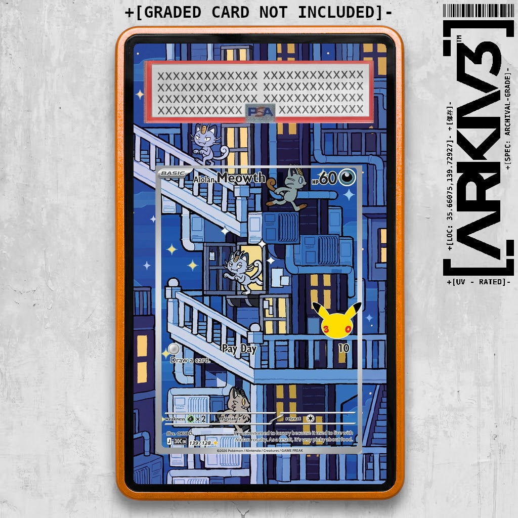 ARKIV3 PSA graded front - Orange