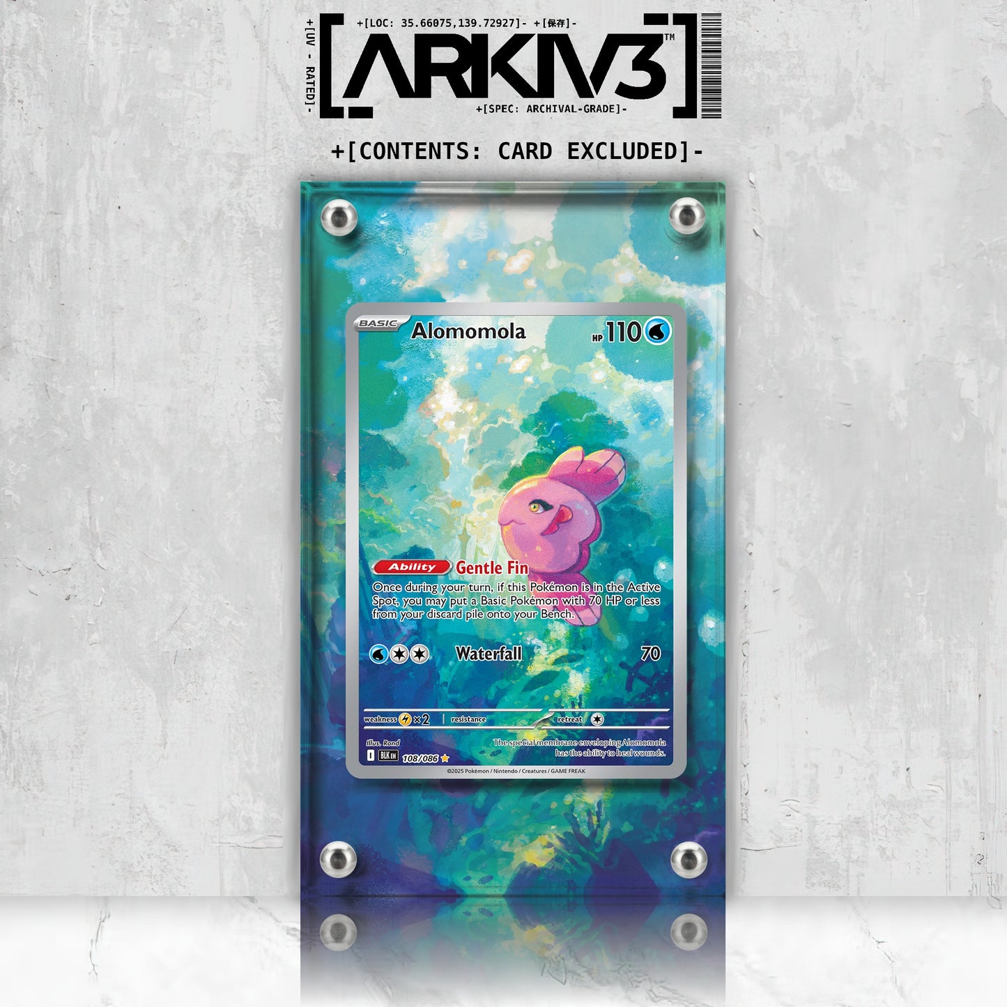 [UNIT: 108/86] // Alomomola Extended Art Display Case - Raw