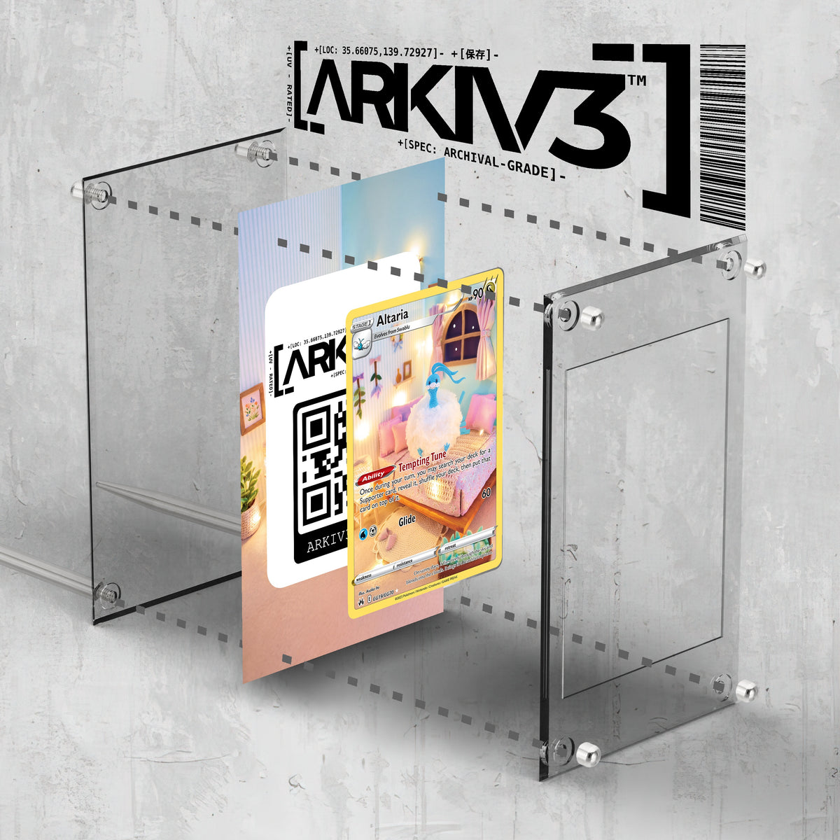 [UNIT: GG19/70] // Altaria Extended Art Display Case - Raw