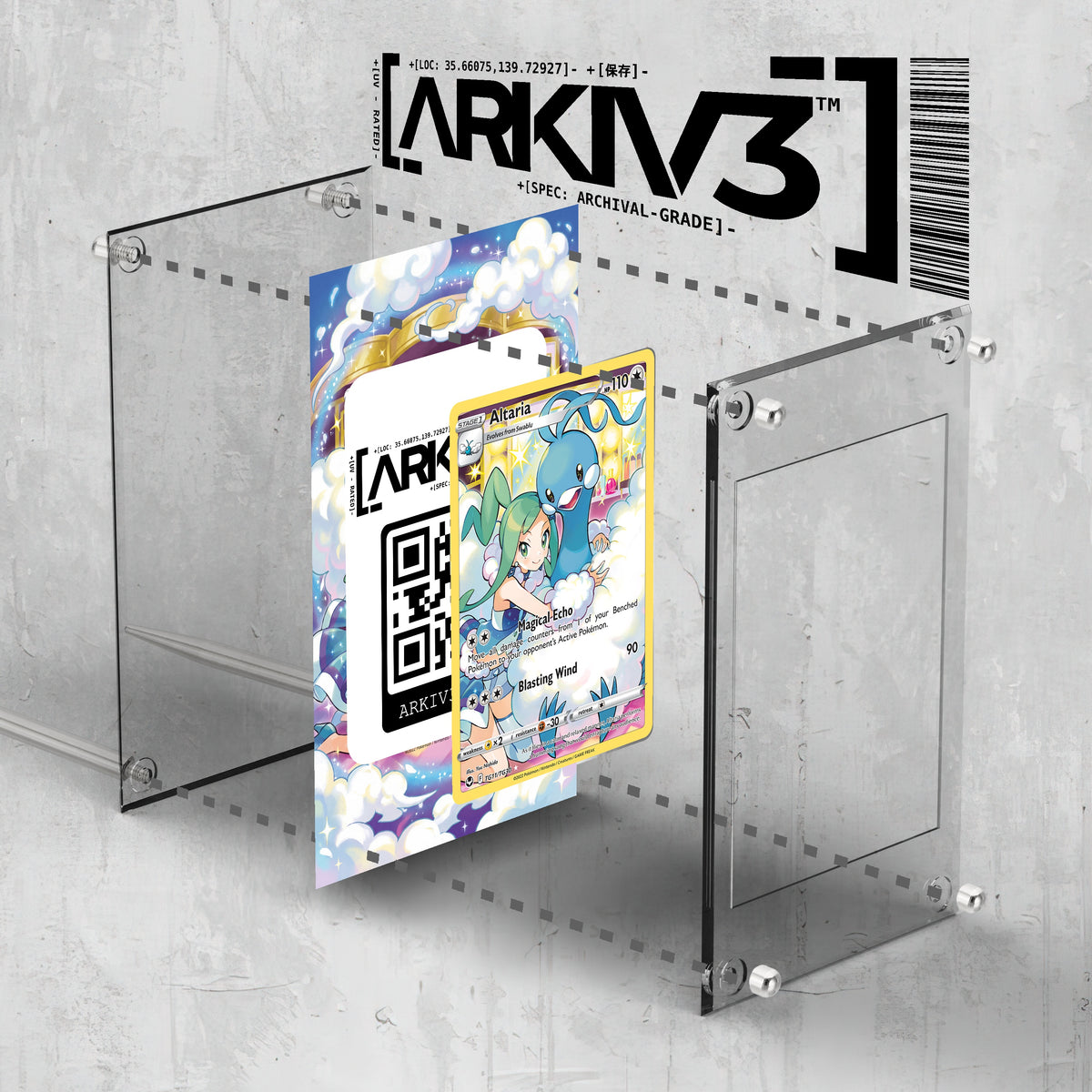 [UNIT: TG11/TG30] // Altaria Extended Art Display Case - Raw