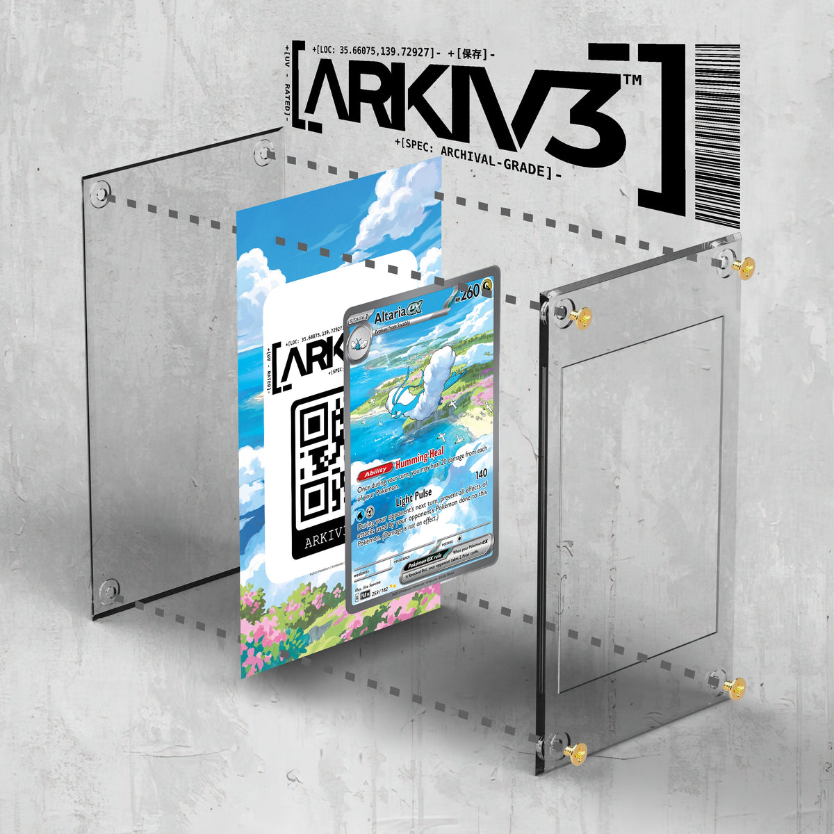 [UNIT: 253/182] // Altaria ex Extended Art Display Case - Raw