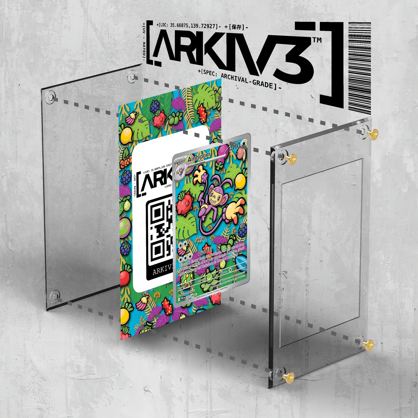 [UNIT: 107/94] // Ambipom Extended Art Display Case - Raw