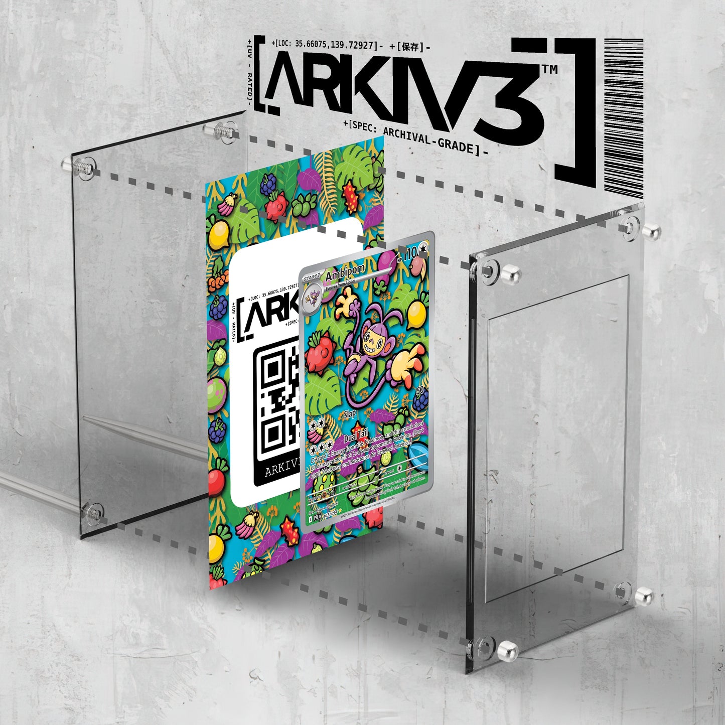 [UNIT: 107/94] // Ambipom Extended Art Display Case - Raw