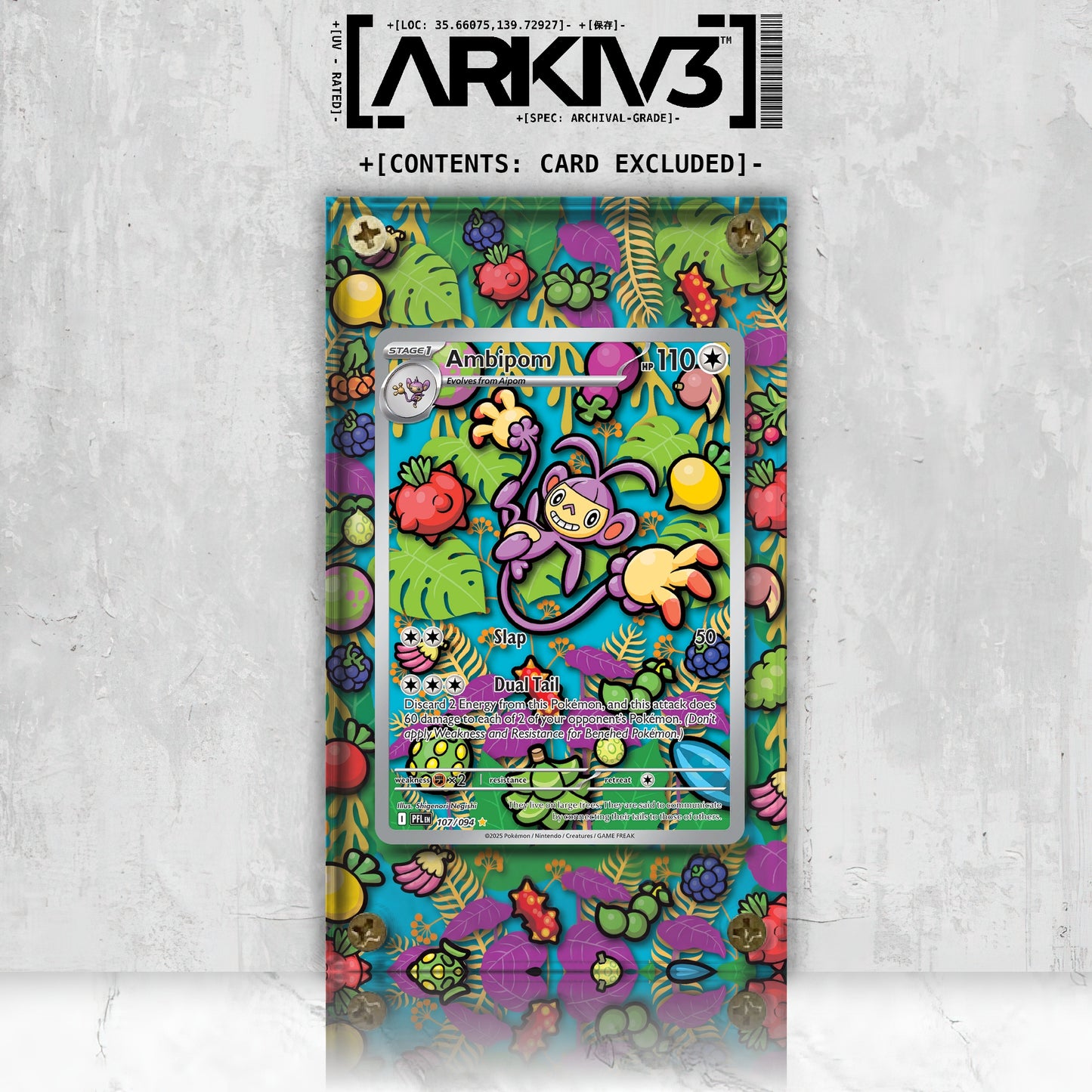 [UNIT: 107/94] // Ambipom Extended Art Display Case - Raw