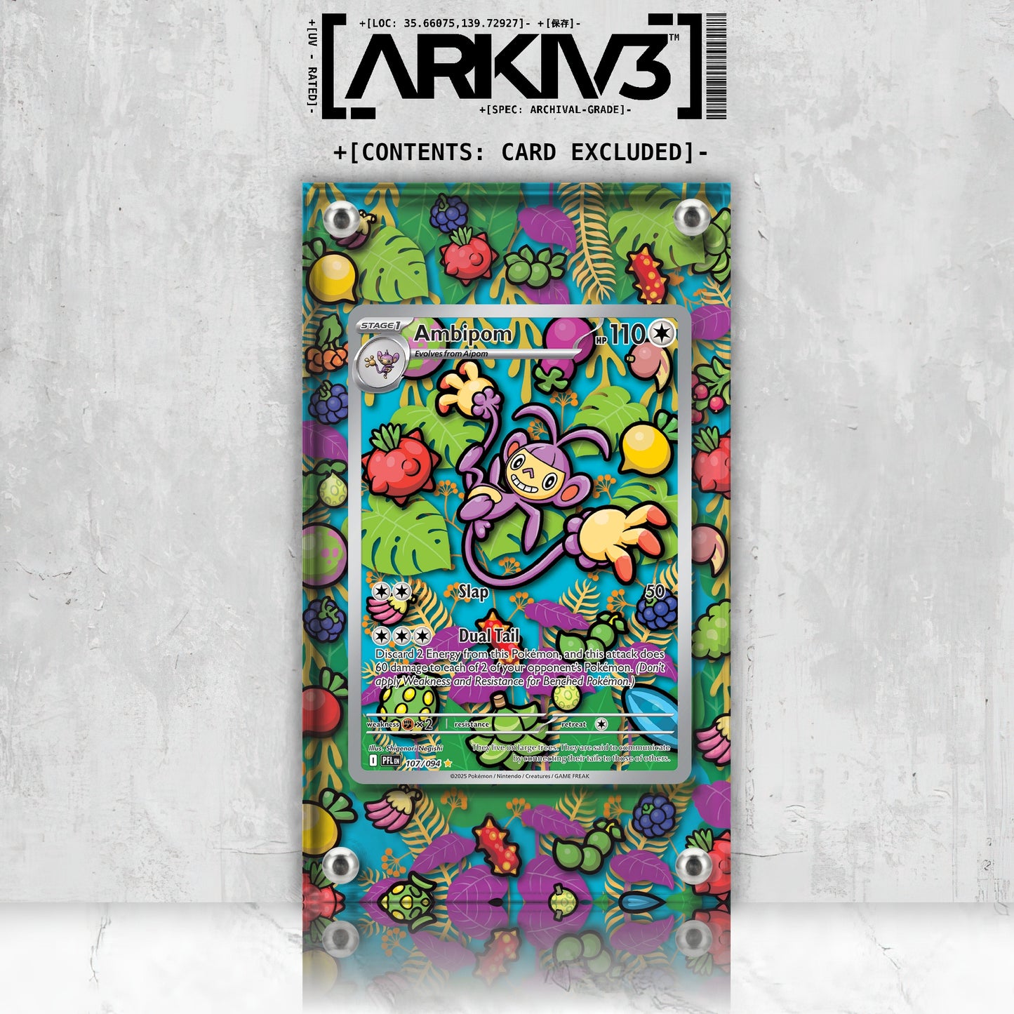 [UNIT: 107/94] // Ambipom Extended Art Display Case - Raw