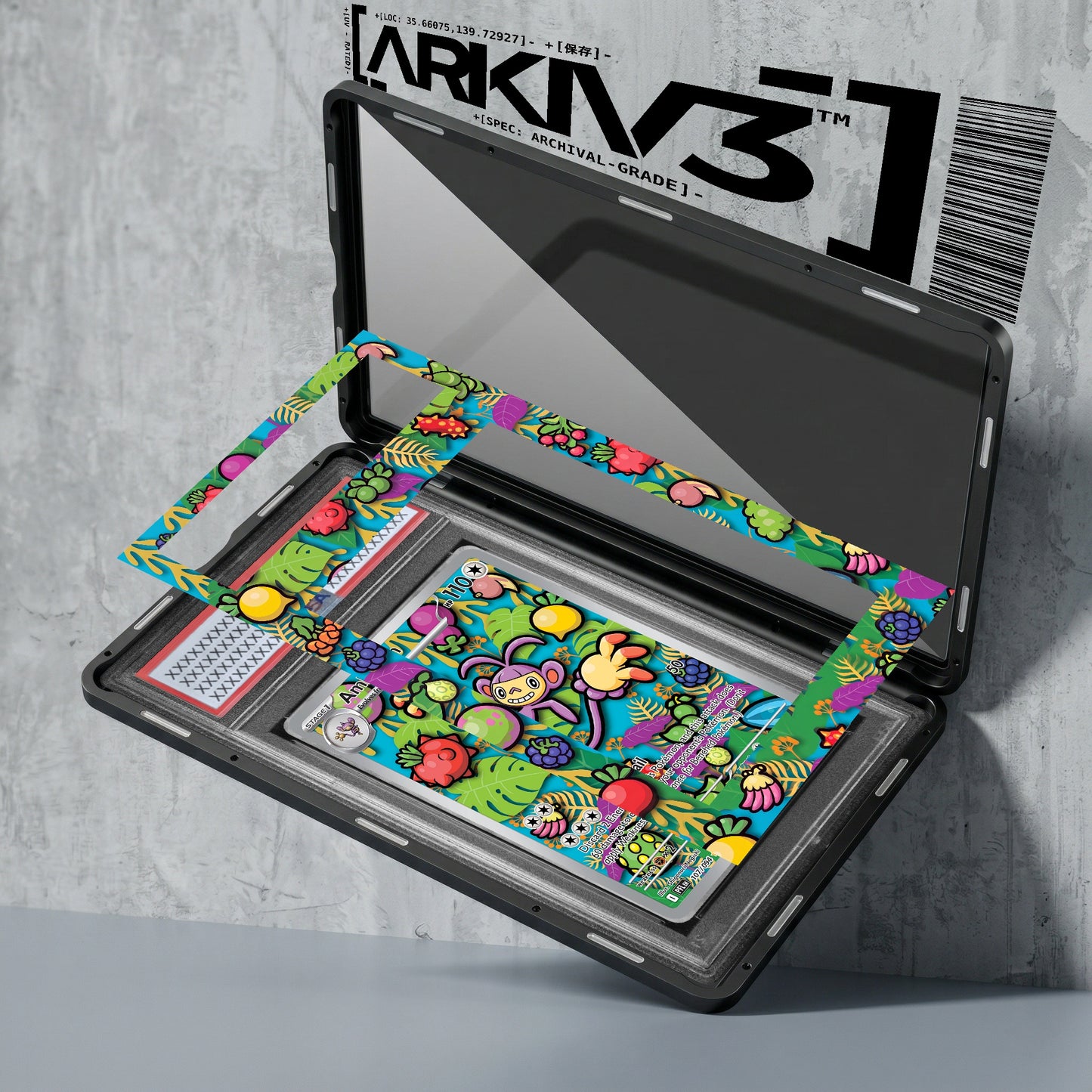 ARKIV3 PSA graded exploded mockup