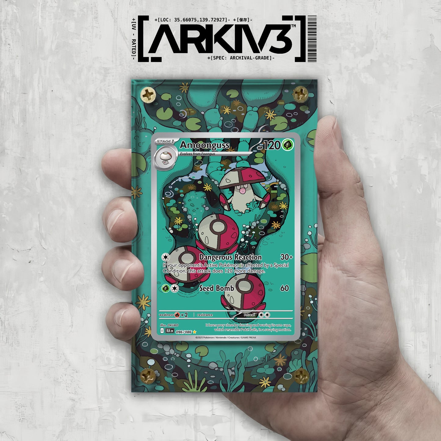 [UNIT: 96/86] // Amoonguss Extended Art Display Case - Raw