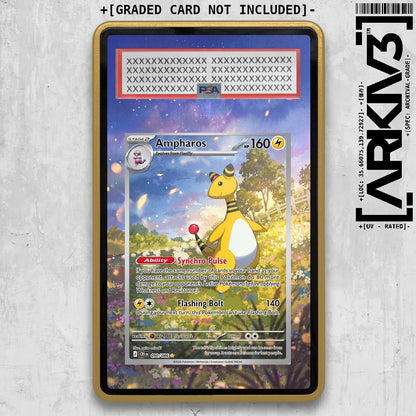 [UNIT: 90/86] // Ampharos Extended Art Display Case - Graded