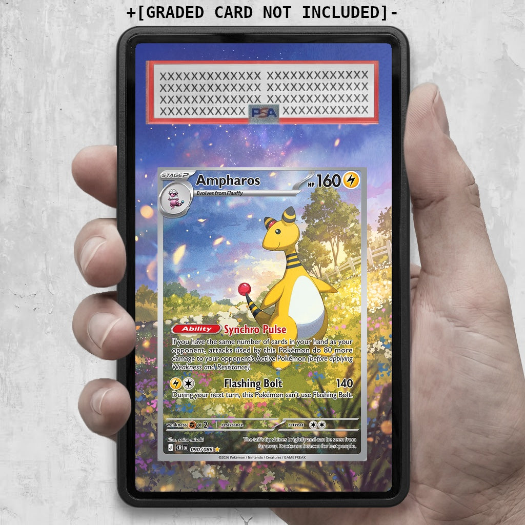 [UNIT: 90/86] // Ampharos Extended Art Display Case - Graded