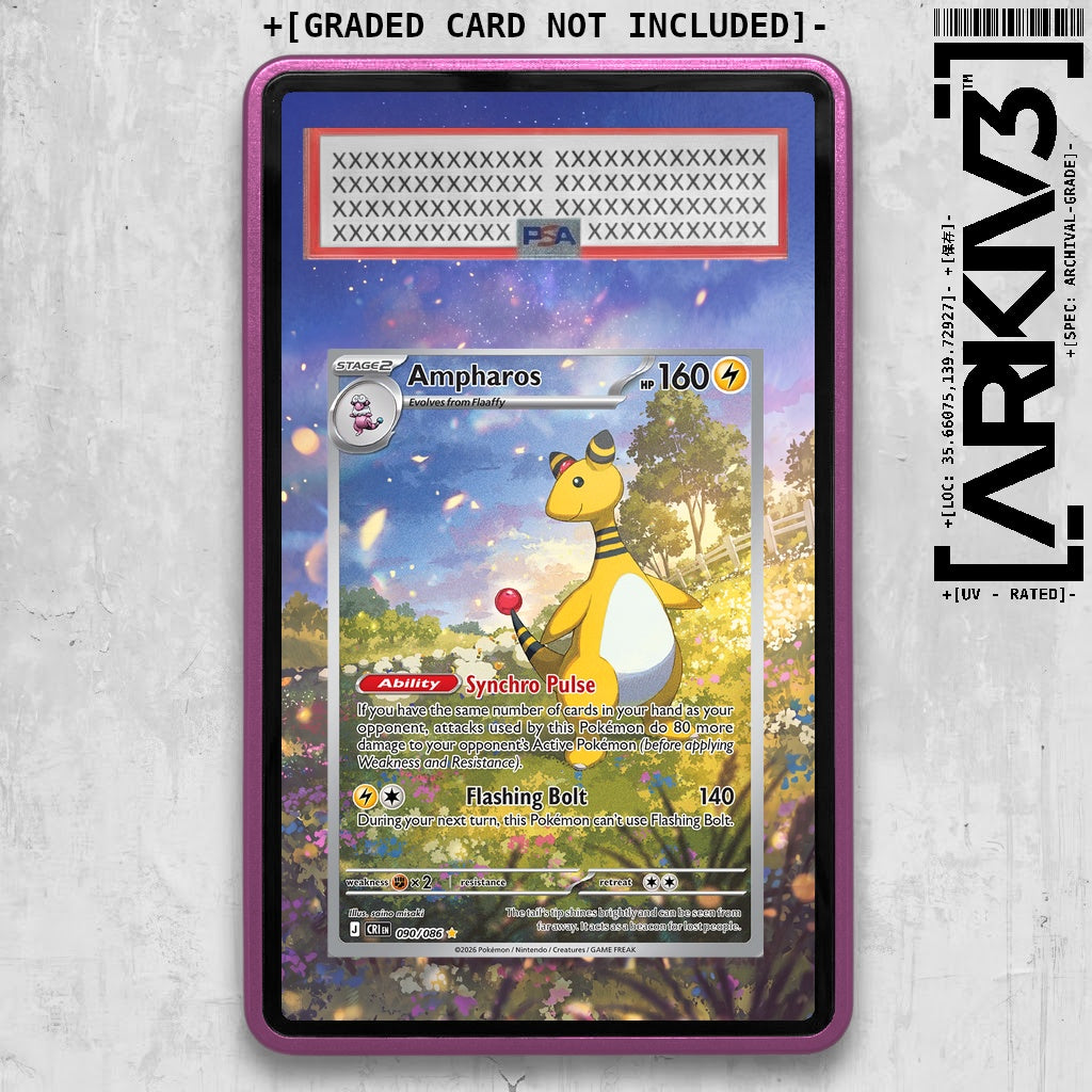 [UNIT: 90/86] // Ampharos Extended Art Display Case - Graded