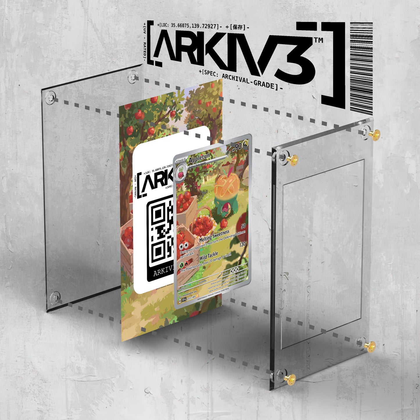 [UNIT: 211/191] // Appletun Extended Art Display Case - Raw