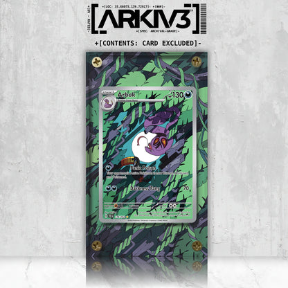 [UNIT: 176/162] // Arbok Extended Art Display Case - Raw