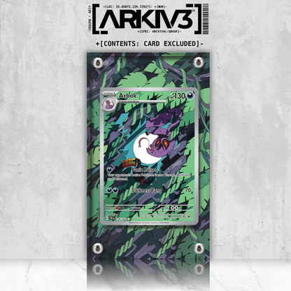 [UNIT: 176/162] // Arbok Extended Art Display Case - Raw
