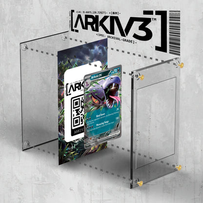 [UNIT: 024/165] // Arbok ex Extended Art Display Case - Raw