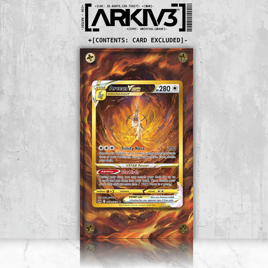 [UNIT: GG70/70] // Arceus VSTAR Extended Art Display Case - Raw