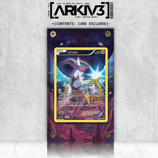 [UNIT: XY116] // Arceus Extended Art Display Case - Raw
