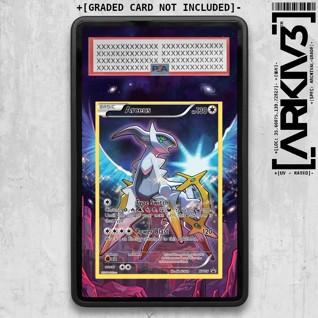[UNIT: XY116/211] // Arceus Extended Art Display Case - Graded
