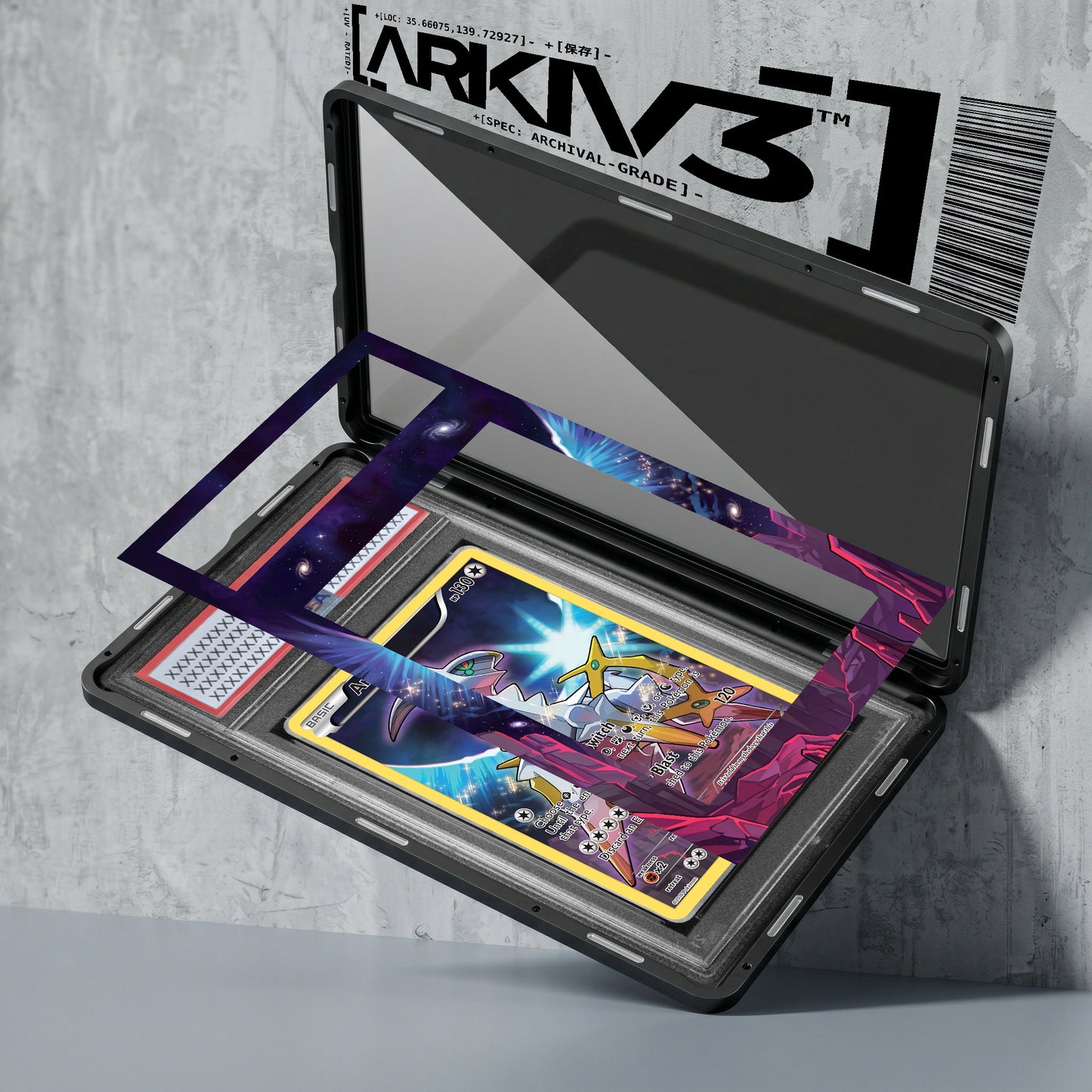 [UNIT: XY116/211] // Arceus Extended Art Display Case - Graded