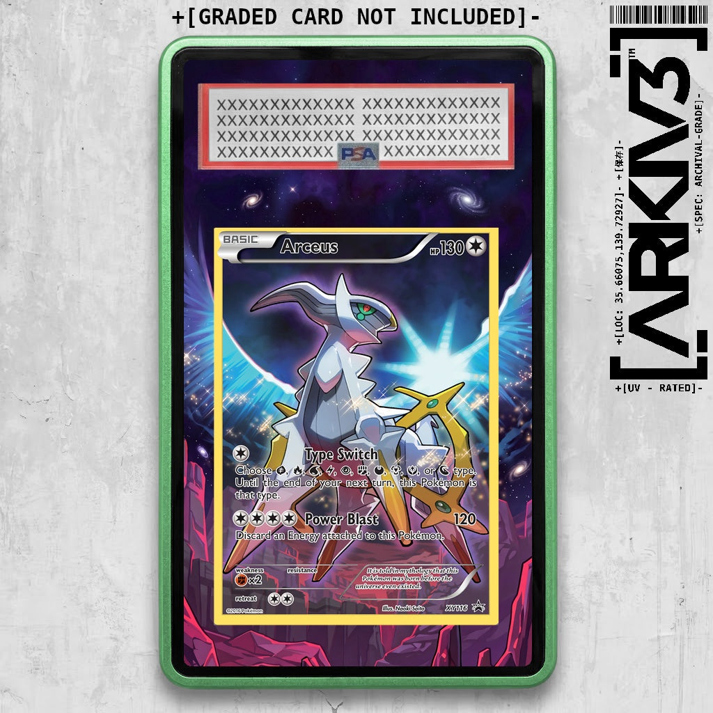 [UNIT: XY116/211] // Arceus Extended Art Display Case - Graded