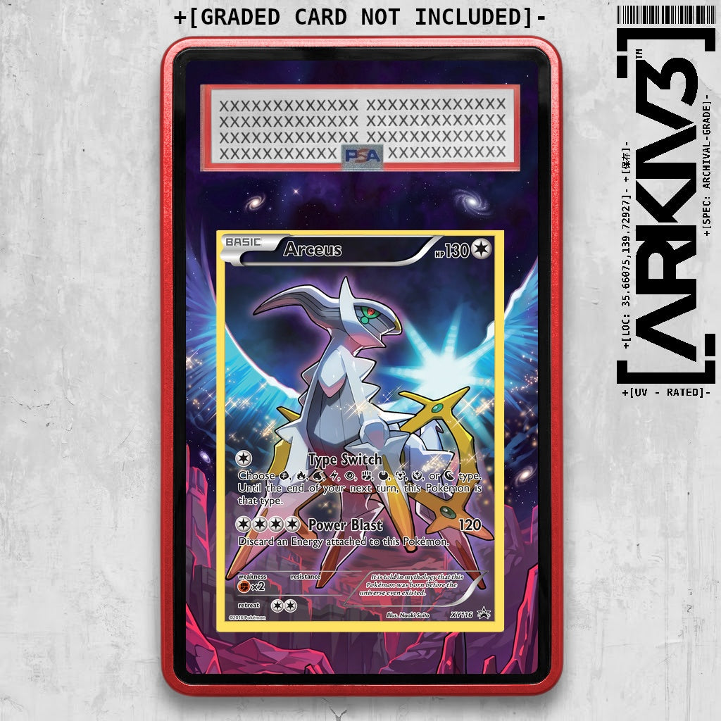 [UNIT: XY116/211] // Arceus Extended Art Display Case - Graded