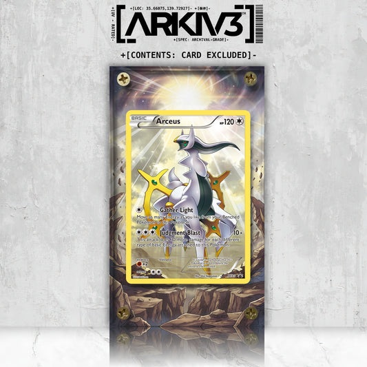 [UNIT: XY83] // Arceus Extended Art Display Case - Raw
