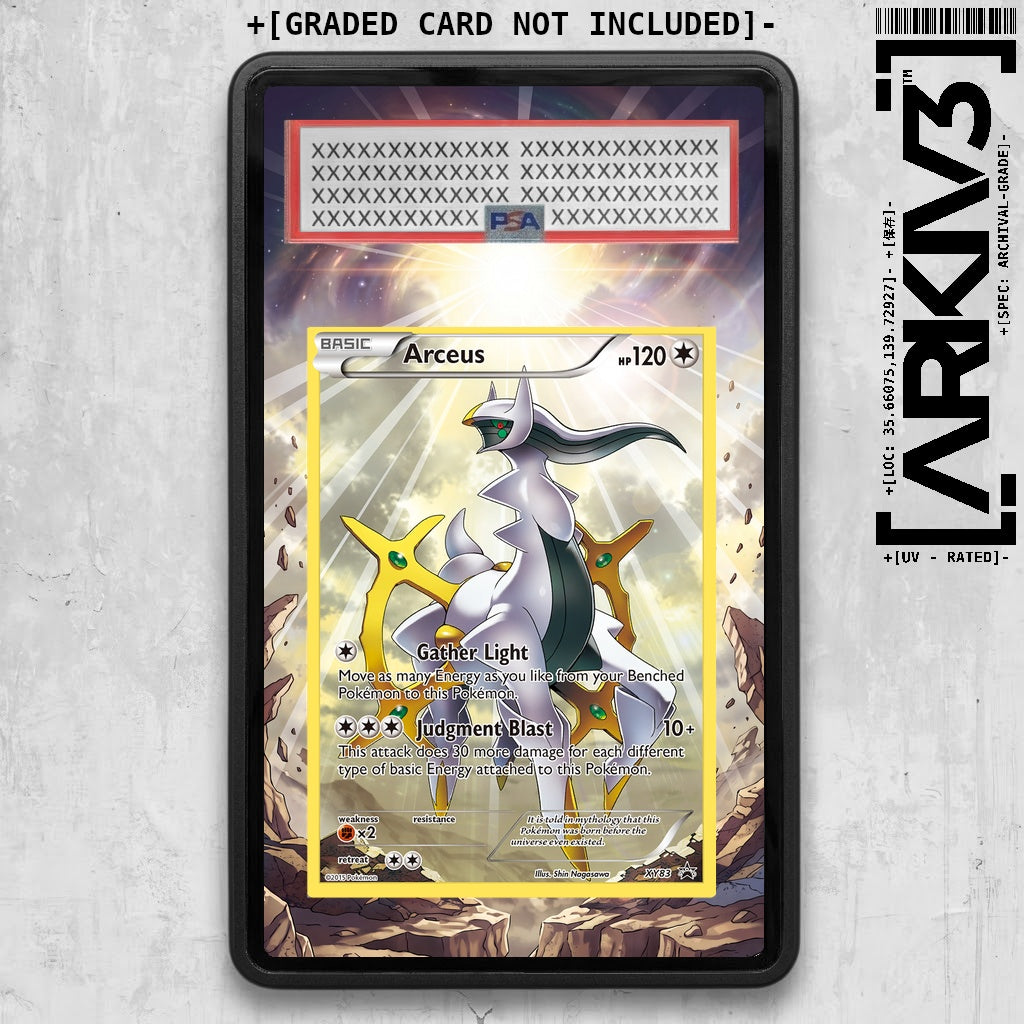 [UNIT: XY83/211] // Arceus Extended Art Display Case - Graded