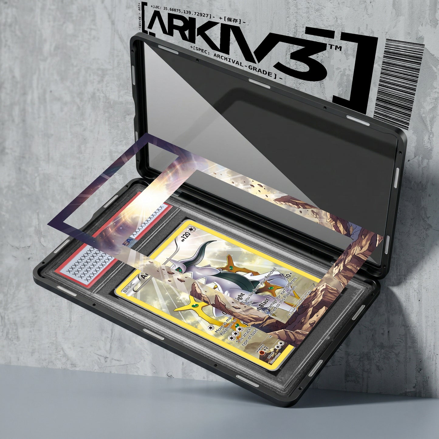 [UNIT: XY83/211] // Arceus Extended Art Display Case - Graded