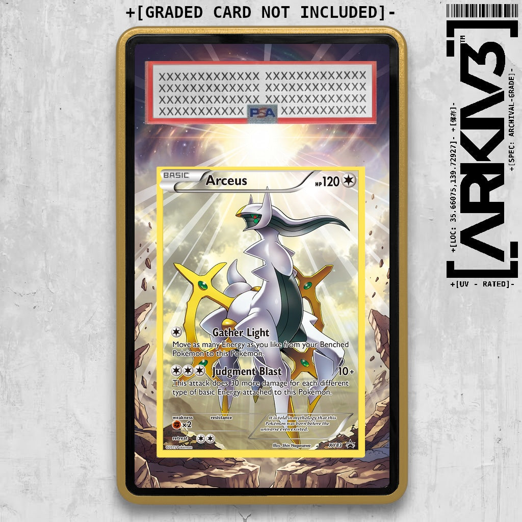 [UNIT: XY83/211] // Arceus Extended Art Display Case - Graded