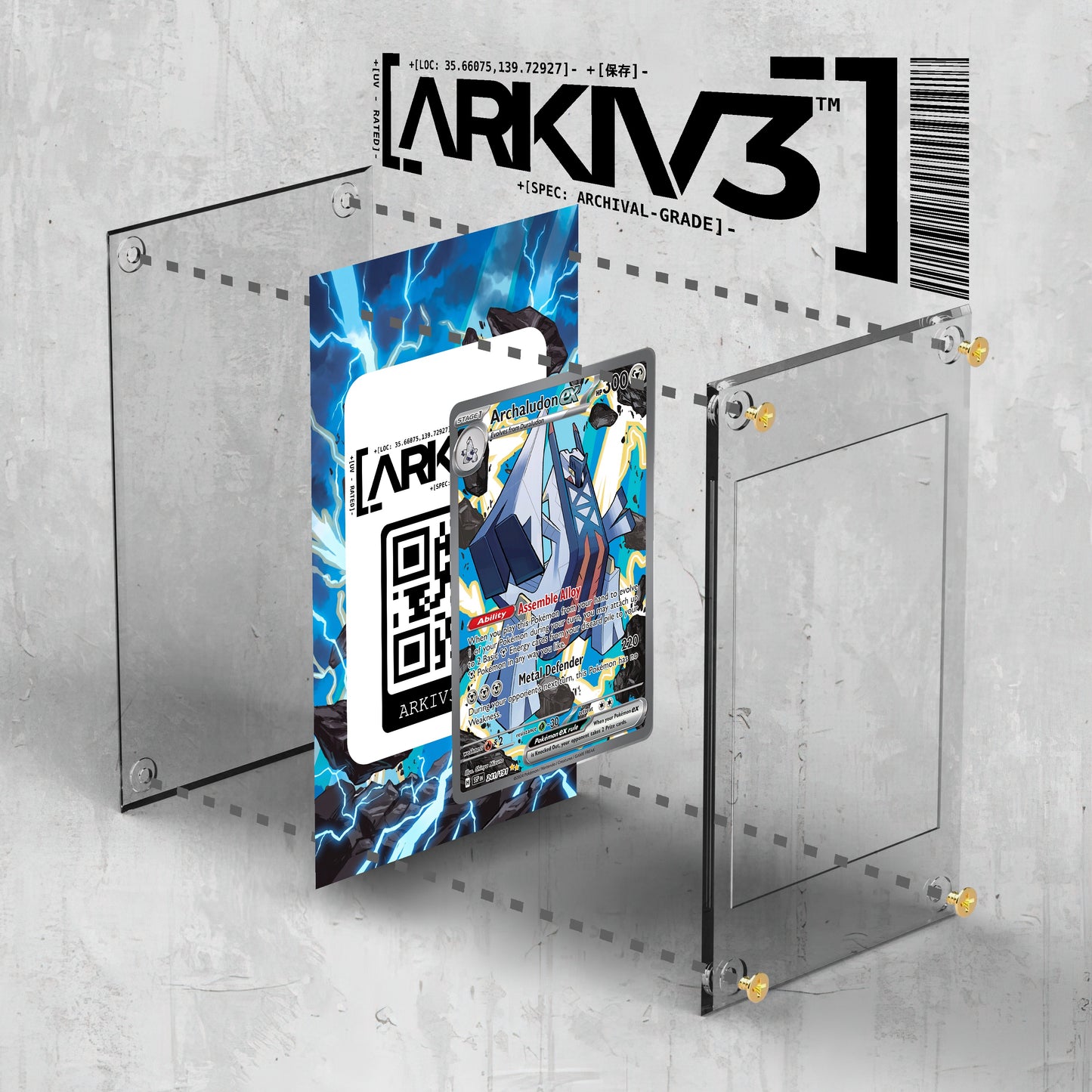 [UNIT: 241/191] // Archaludon ex Extended Art Display Case - Raw