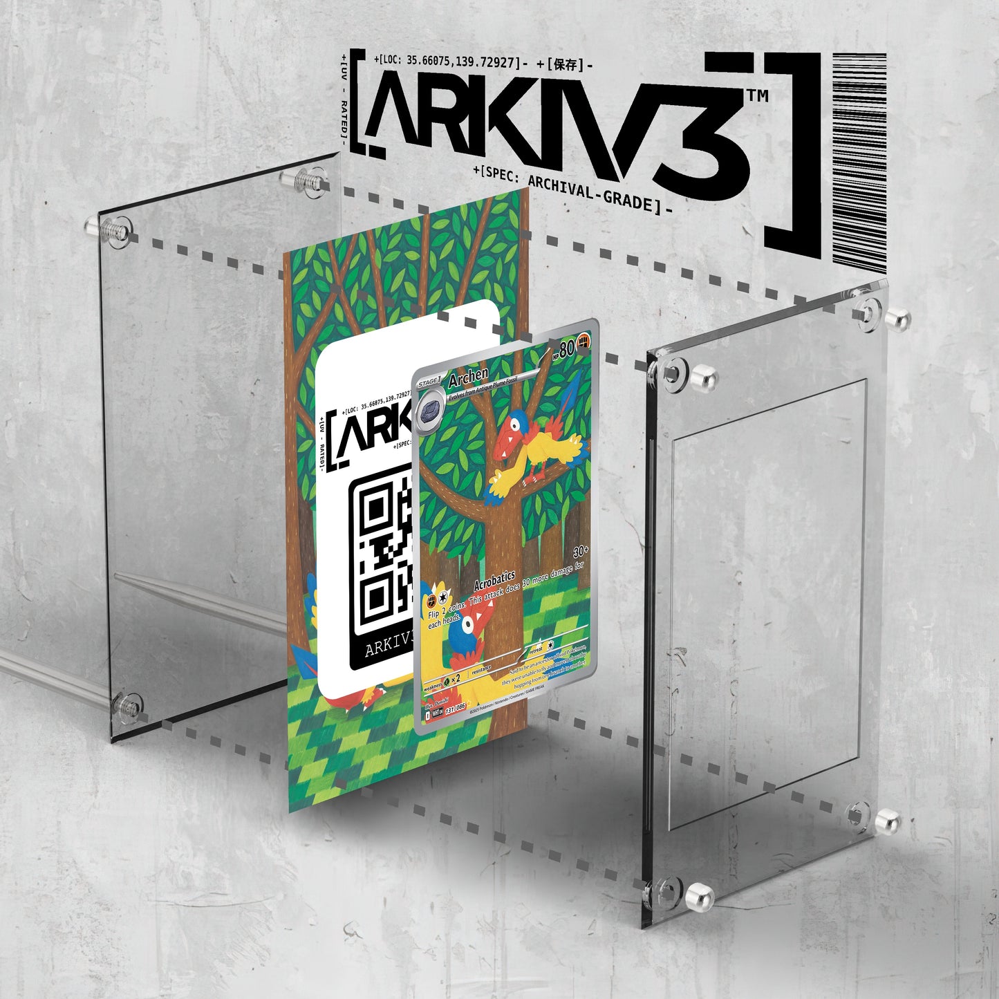 [UNIT: 131/86] // Archen Extended Art Display Case - Raw