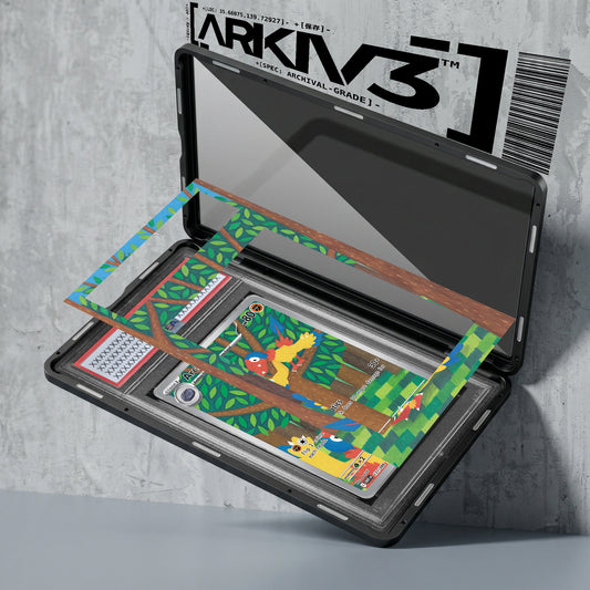 ARKIV3 PSA graded exploded mockup
