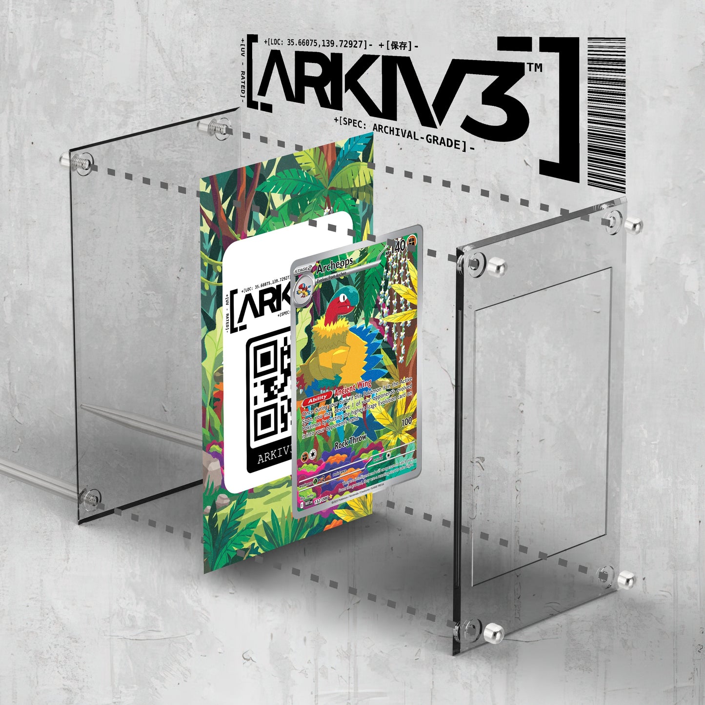 [UNIT: 132/86] // Archeops Extended Art Display Case - Raw