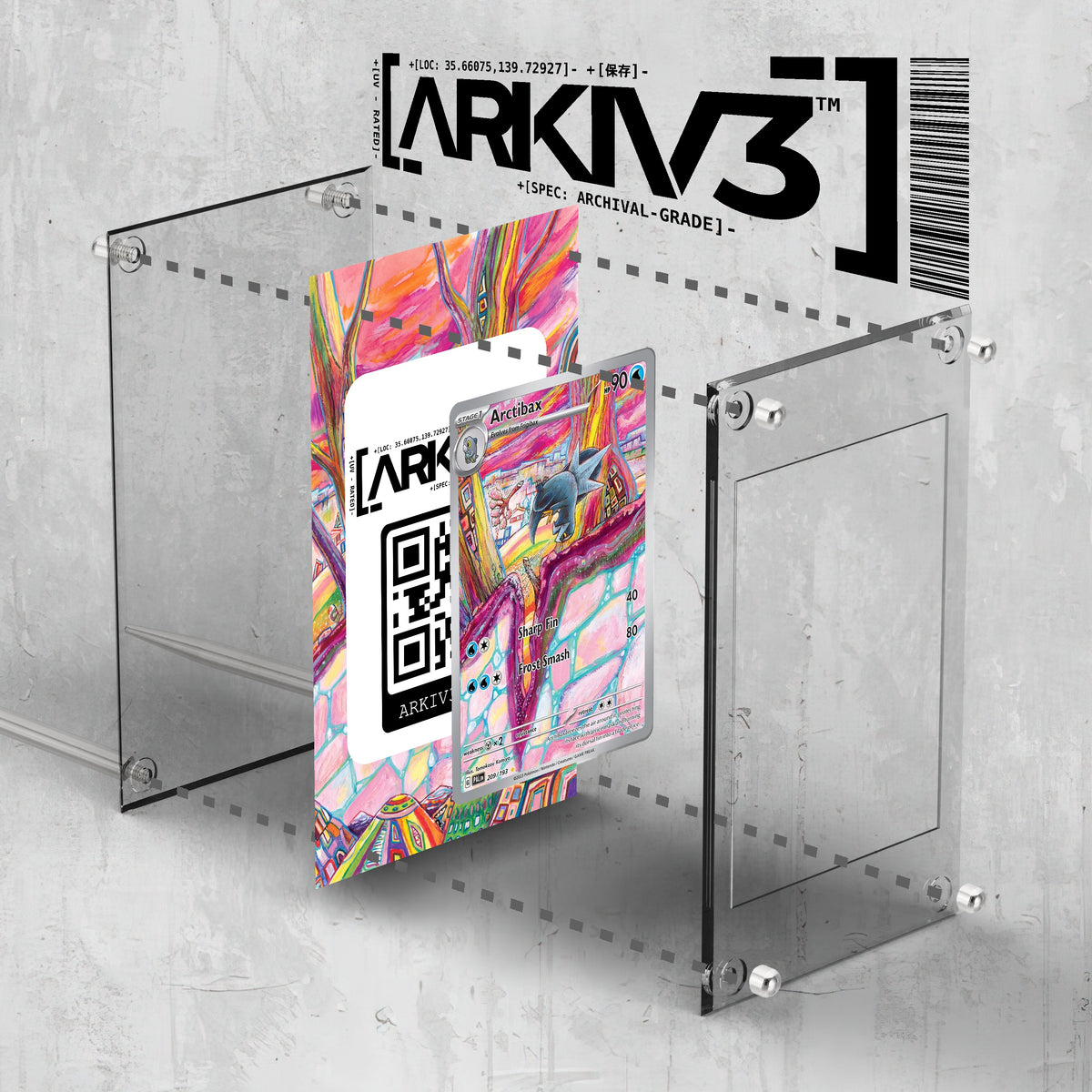 [UNIT: 209/193] // Arctibax Extended Art Display Case - Raw
