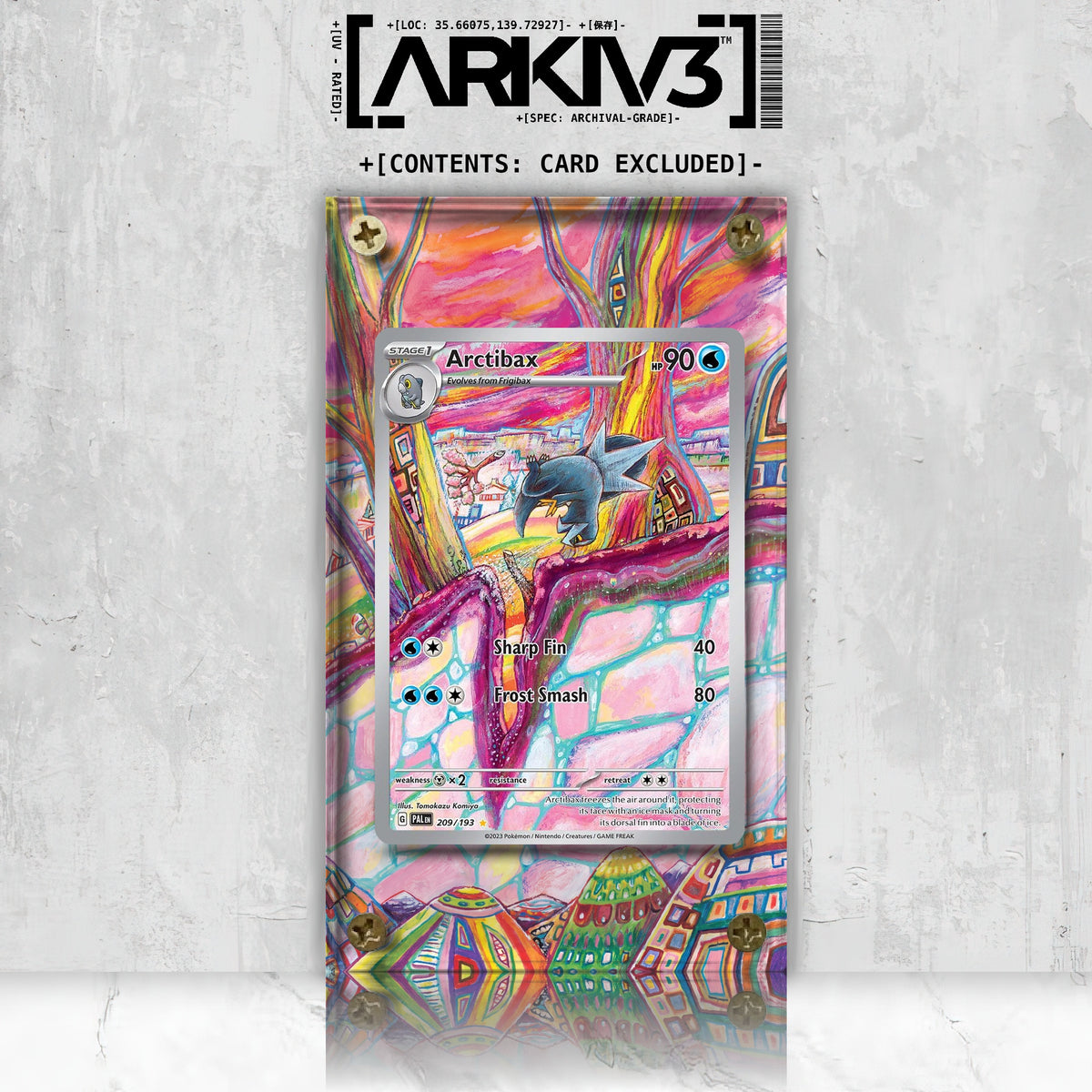 [UNIT: 209/193] // Arctibax Extended Art Display Case - Raw
