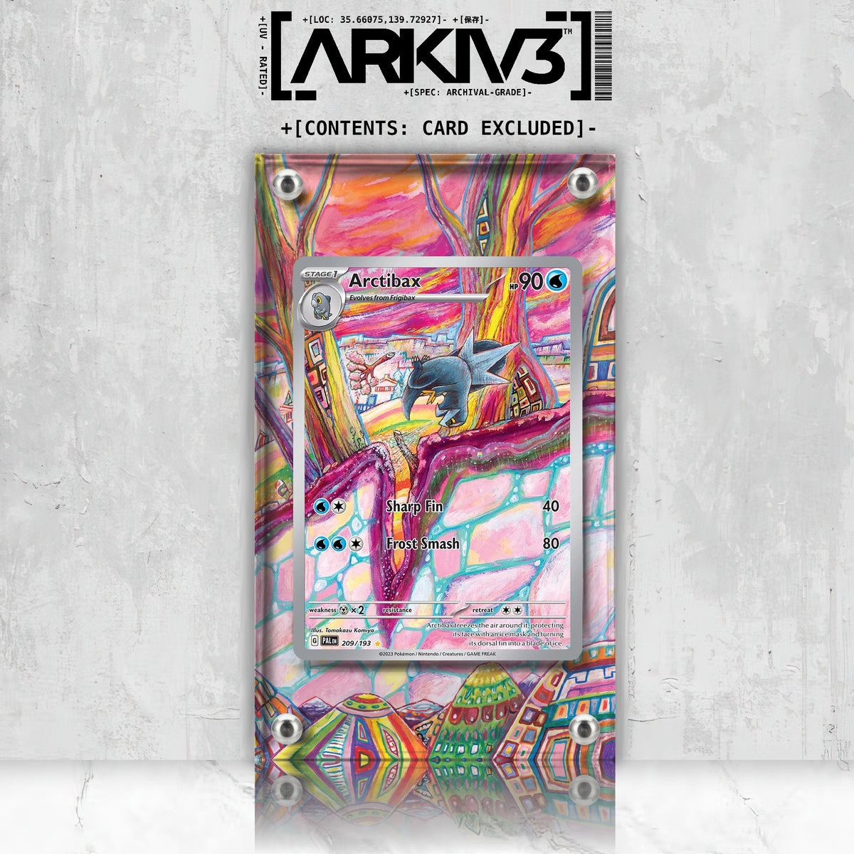 [UNIT: 209/193] // Arctibax Extended Art Display Case - Raw