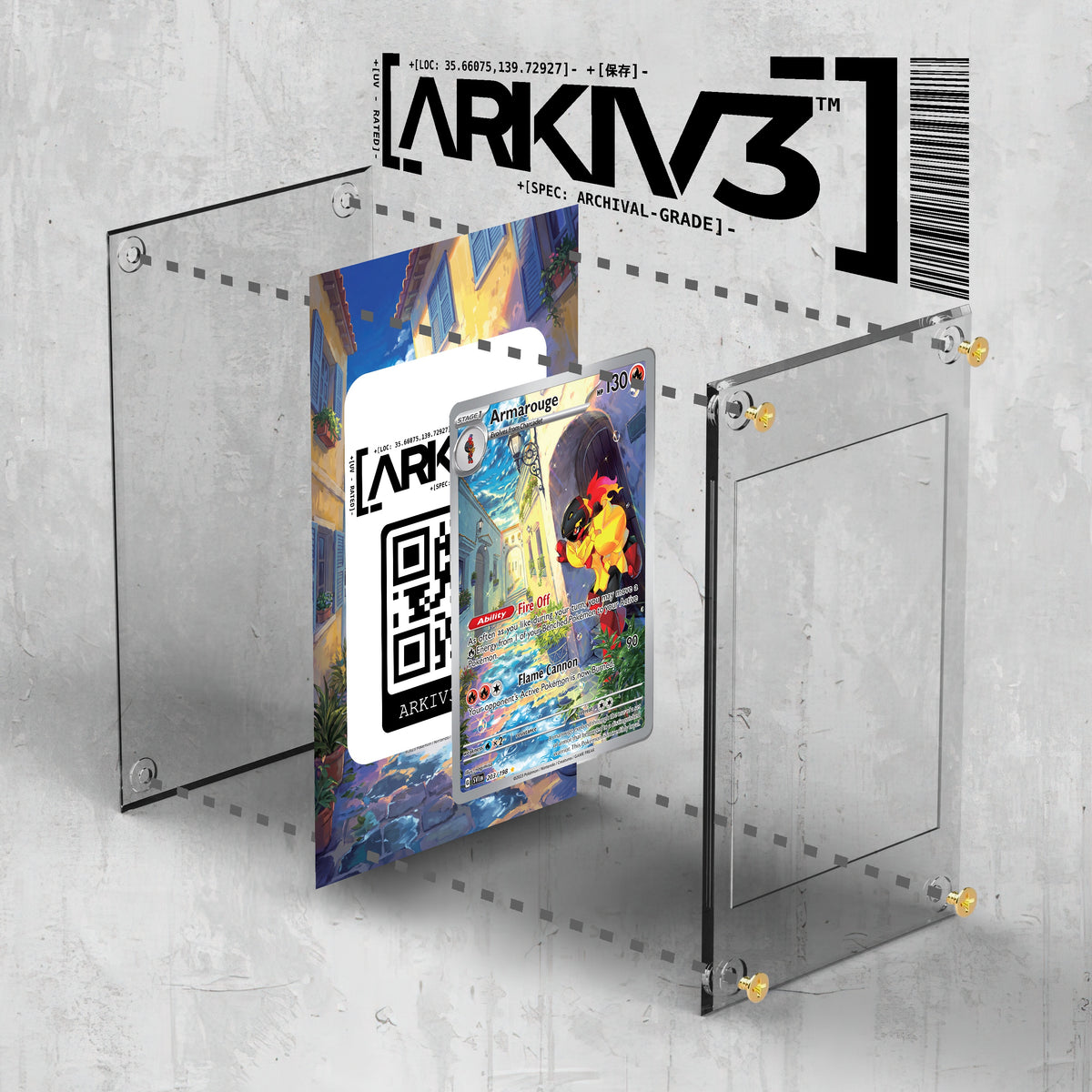 [UNIT: 203/198] // Armarouge Extended Art Display Case - Raw