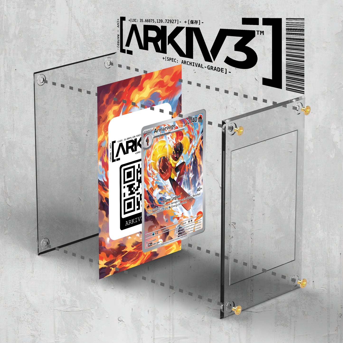 [UNIT: 86/84] // Armarouge Extended Art Display Case - Raw