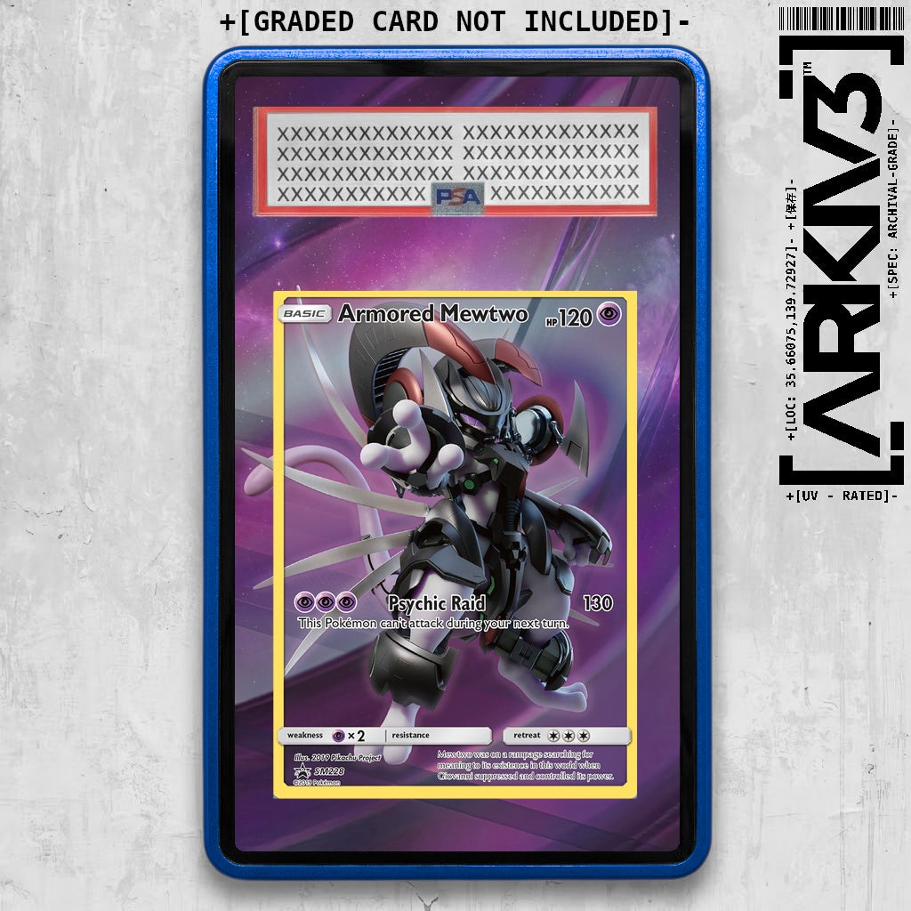 [UNIT: SM228] // Armored Mewtwo Extended Art Display Case - Graded